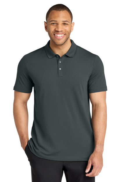 StormGrey Mercer+Mettle Stretch Pique Polo MM1004