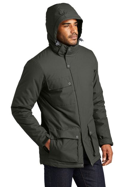 StormGrey Port Authority Excursion Parka J599 plain