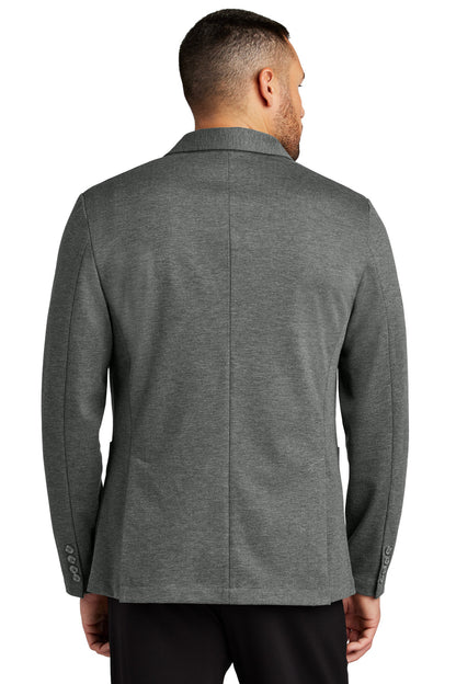StrmGryHtr Mercer+Mettle Relaxed Knit Blazer MM3030 plain