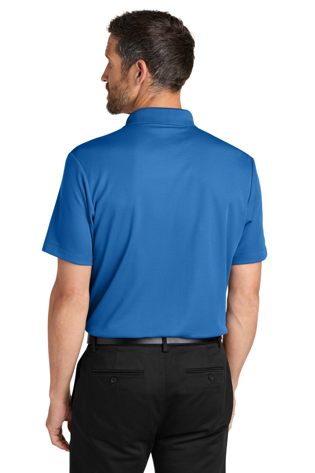 StrongBlue Port Authority Plaited Pique Polo K620 plain