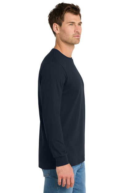 StrongNavy Volunteer Knitwear Chore Long Sleeve Tee VL60LS plain