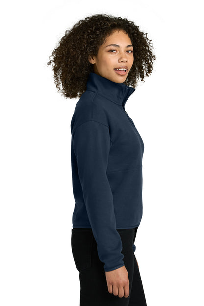 SummitNavy The North Face Women's Double-Knit 1/2-Zip Fleece NF0A8C5H plain