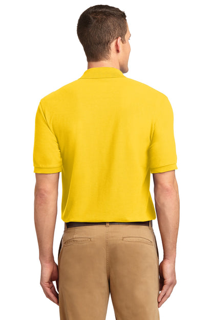 Sunflower Yllw Port Authority Silk Touch Polo K500 plain