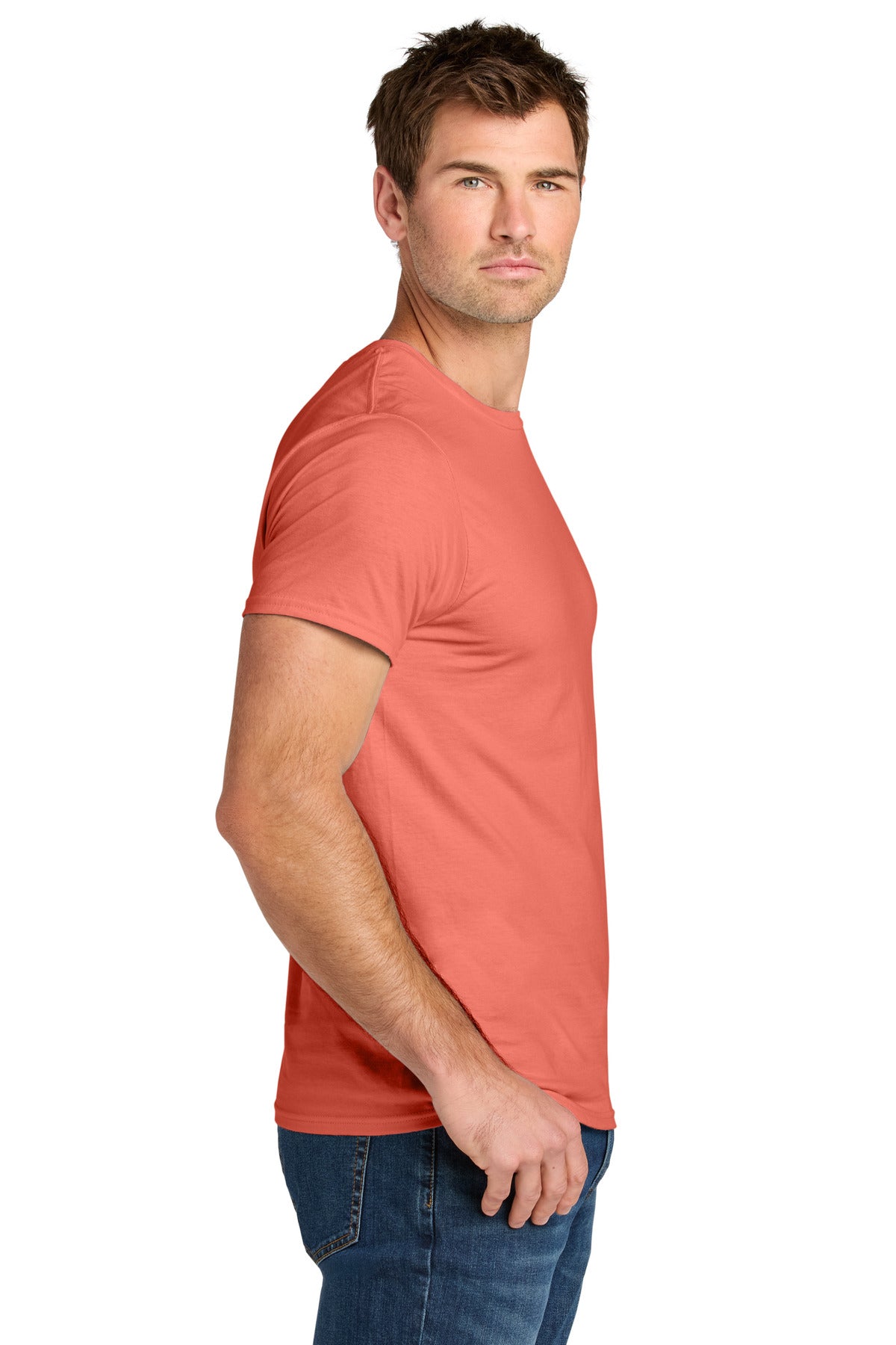 SunsetCorl Jerzees Ultimate Unisex Ring Spun T-Shirt IC46M plain