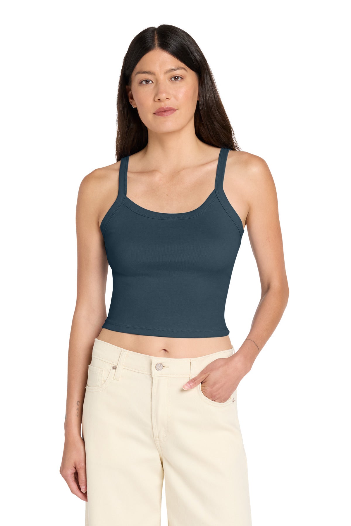 SVtNvBlend BELLA+CANVAS Women's Micro Rib Spaghetti Strap Tank BC1012