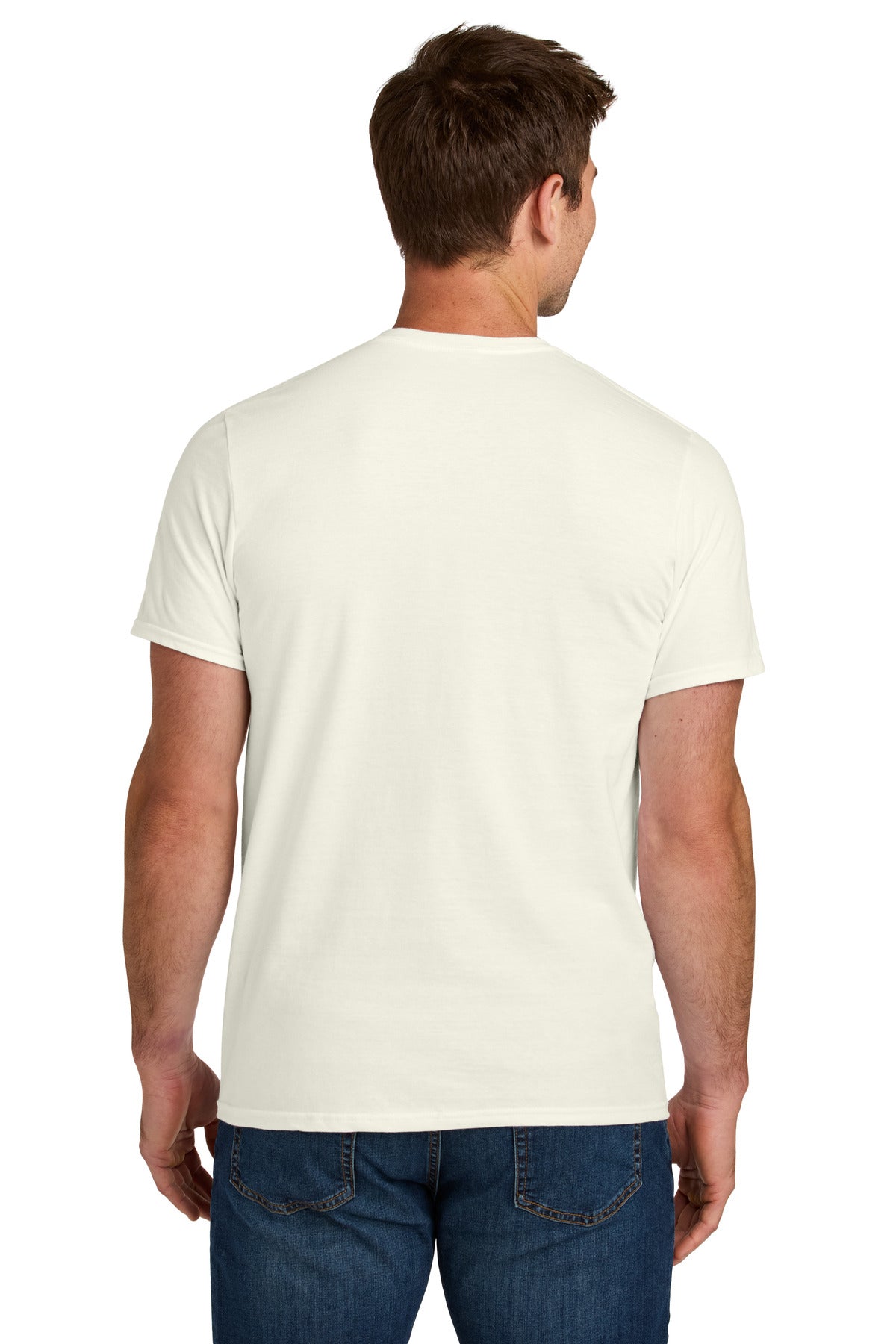 SwtCrmHthr Jerzees Ultimate Unisex Ring Spun T-Shirt IC46M plain