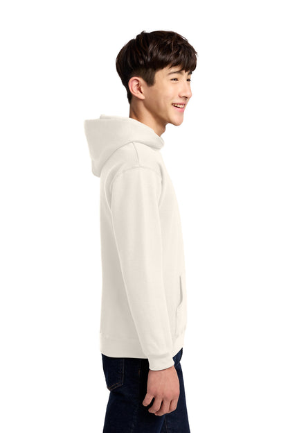 SwtCrmHthr Jerzees - Youth NuBlend Pullover Hooded Sweatshirt. 996Y