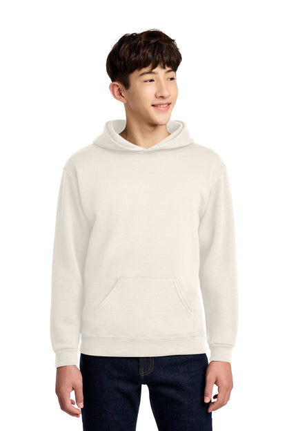 SwtCrmHthr Jerzees - Youth NuBlend Pullover Hooded Sweatshirt. 996Y