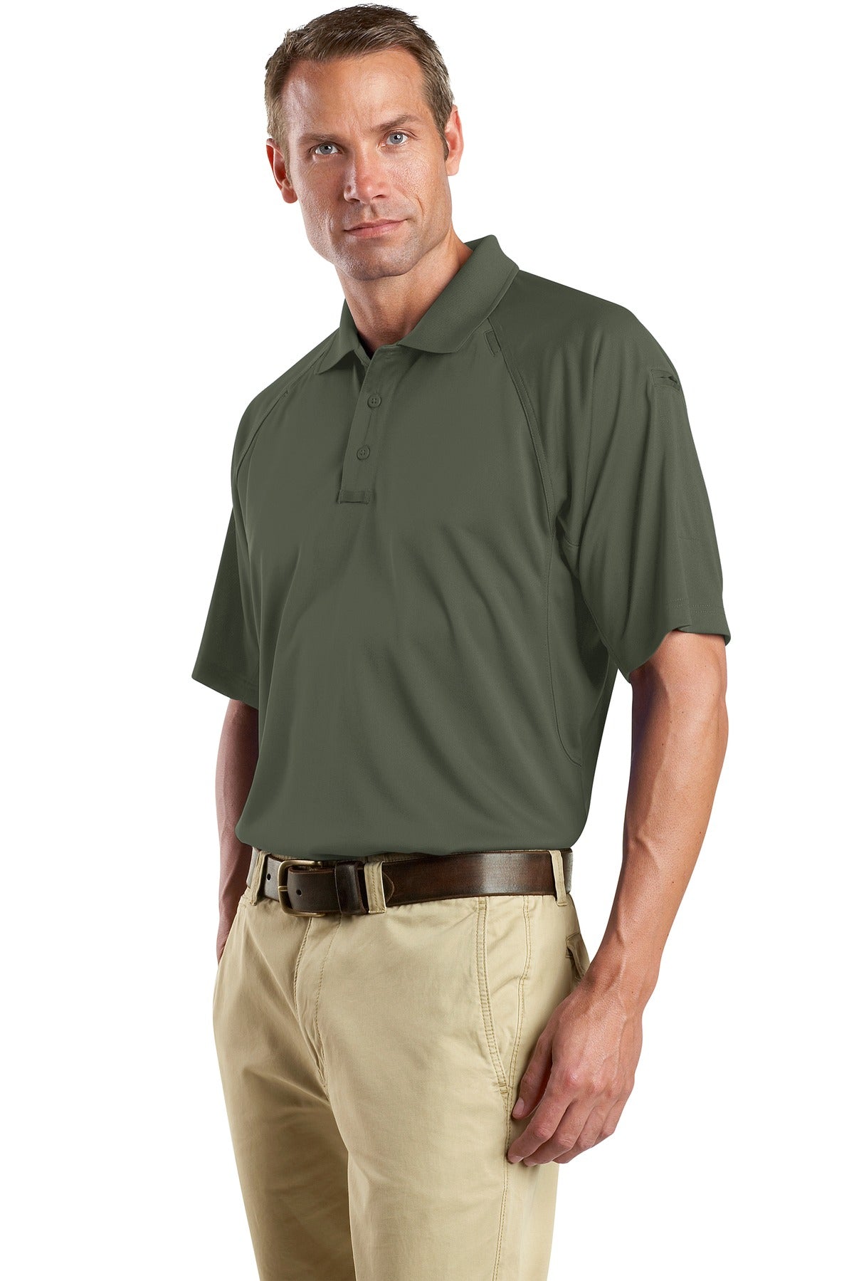 Tactical Green CornerStone - Select Snag-Proof Tactical Polo. CS410 plain