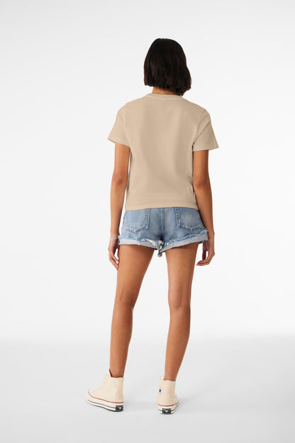 Tan BELLA+CANVAS Women's 6-Ounce Heavyweight Tee BC6110