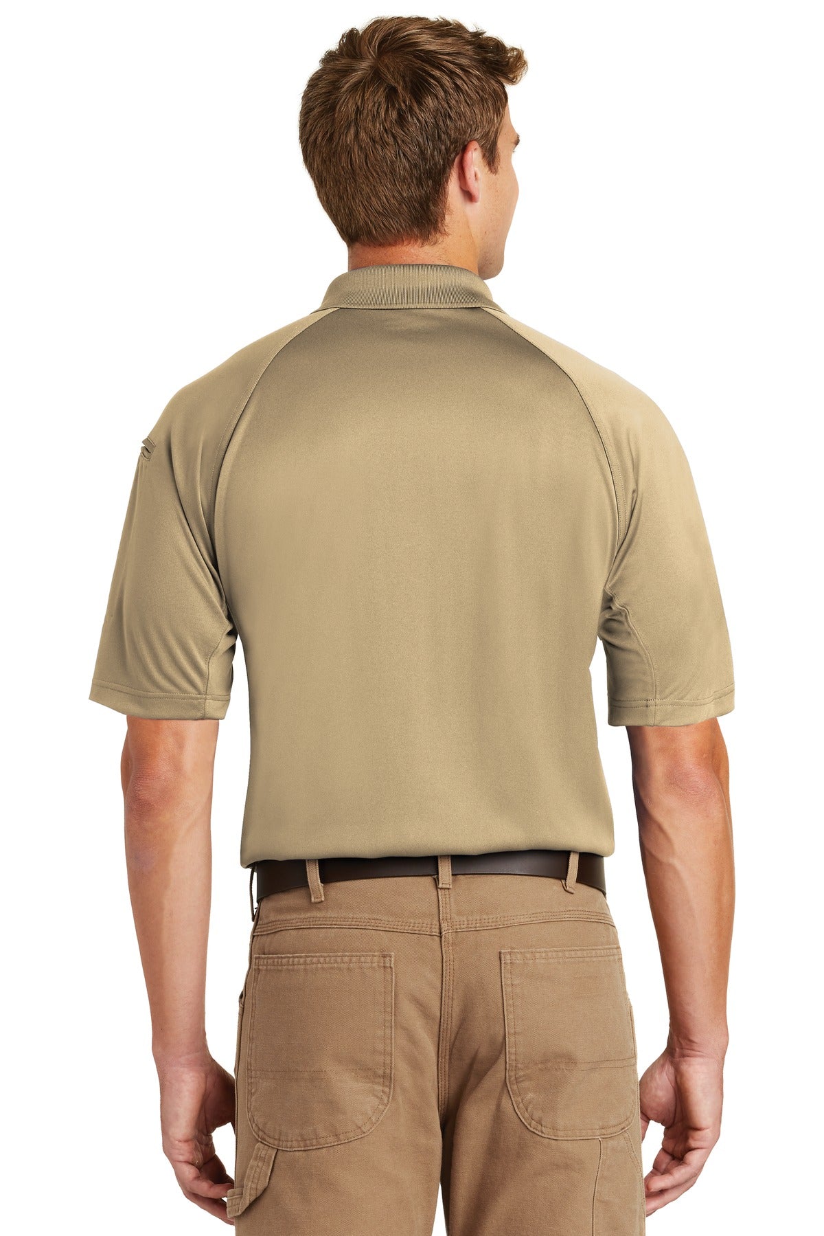 Tan CornerStone - Select Snag-Proof Tactical Polo. CS410 plain