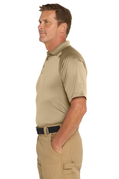 Tan CornerStone - Select Snag-Proof Tactical Polo. CS410 plain