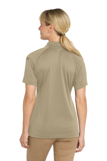 Tan CornerStone Women's Select Snag-Proof Tactical Polo. CS411 plain