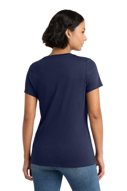 Tanzanite District Women's Perfect Weight Tee. DM104L plain