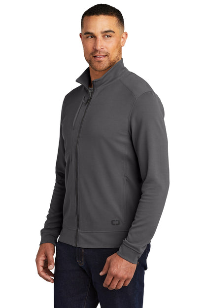 Tarmac Grey OGIO Hinge Full-Zip. OG820 plain