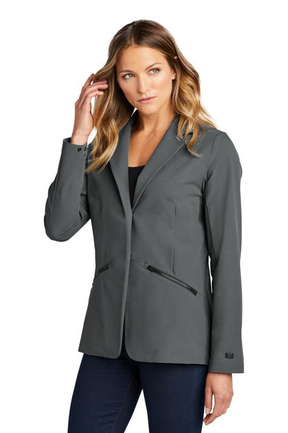TarmacGrey OGIO Women's Fusion Blazer LOG824 plain