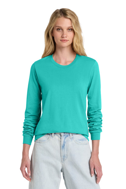 Teal BELLA+CANVAS Unisex Jersey Long Sleeve Tee. BC3501