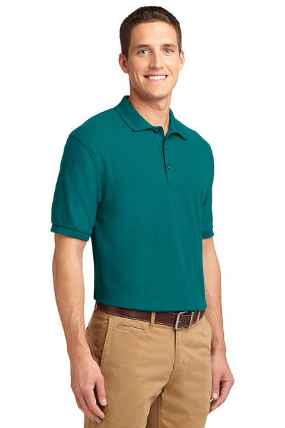Teal Green Port Authority Extended Size Silk Touch Polo K500ES plain