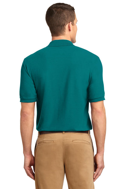 Teal Green Port Authority Extended Size Silk Touch Polo K500ES plain