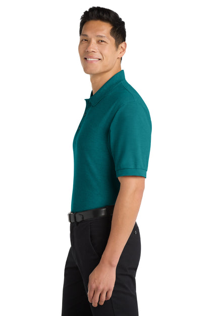 Teal Green Port Authority Extended Size Silk Touch Polo K500ES plain