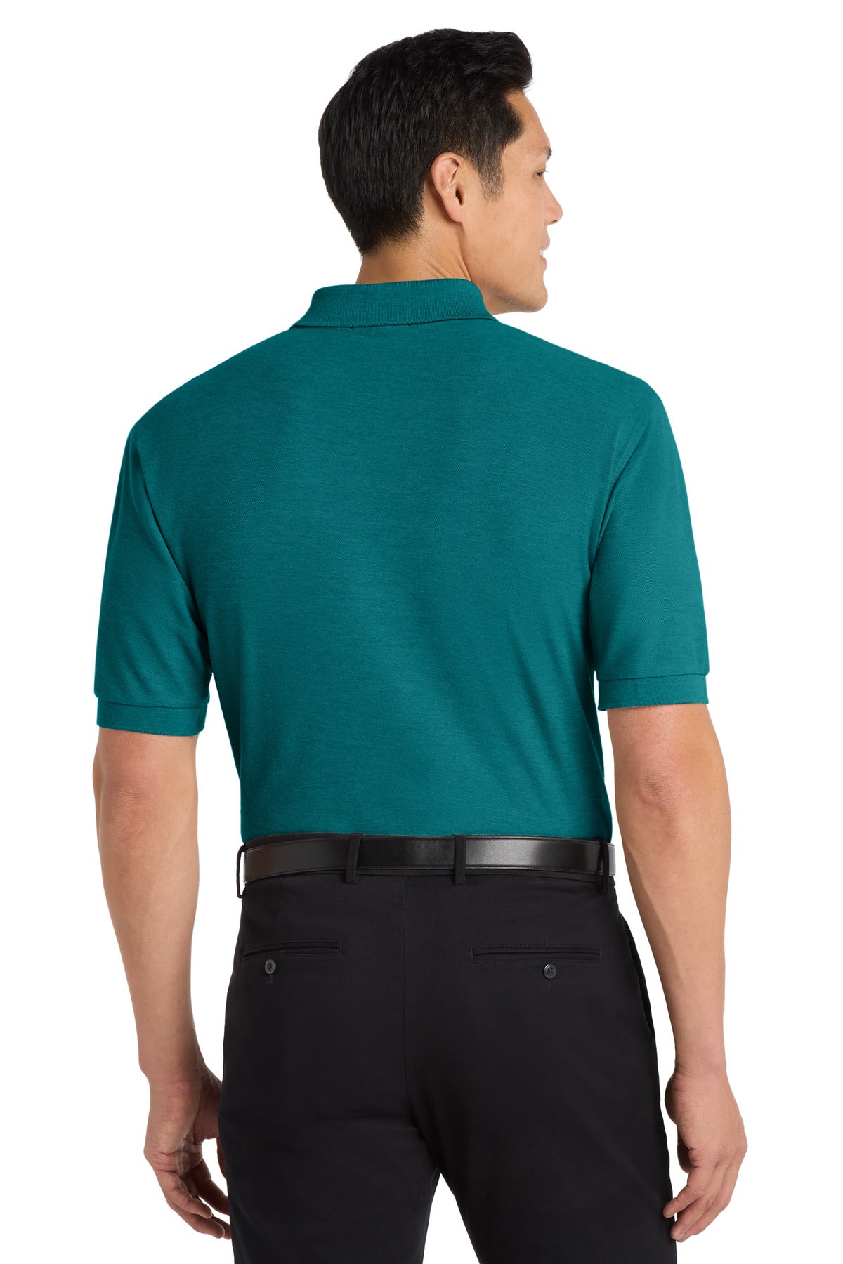 Teal Green Port Authority Extended Size Silk Touch Polo K500ES plain