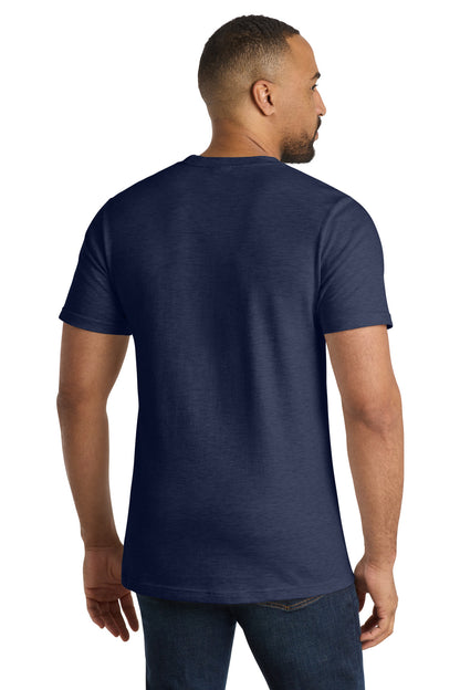 Team Navy Hthr Port & Co Bouncer Tee PC600 plain