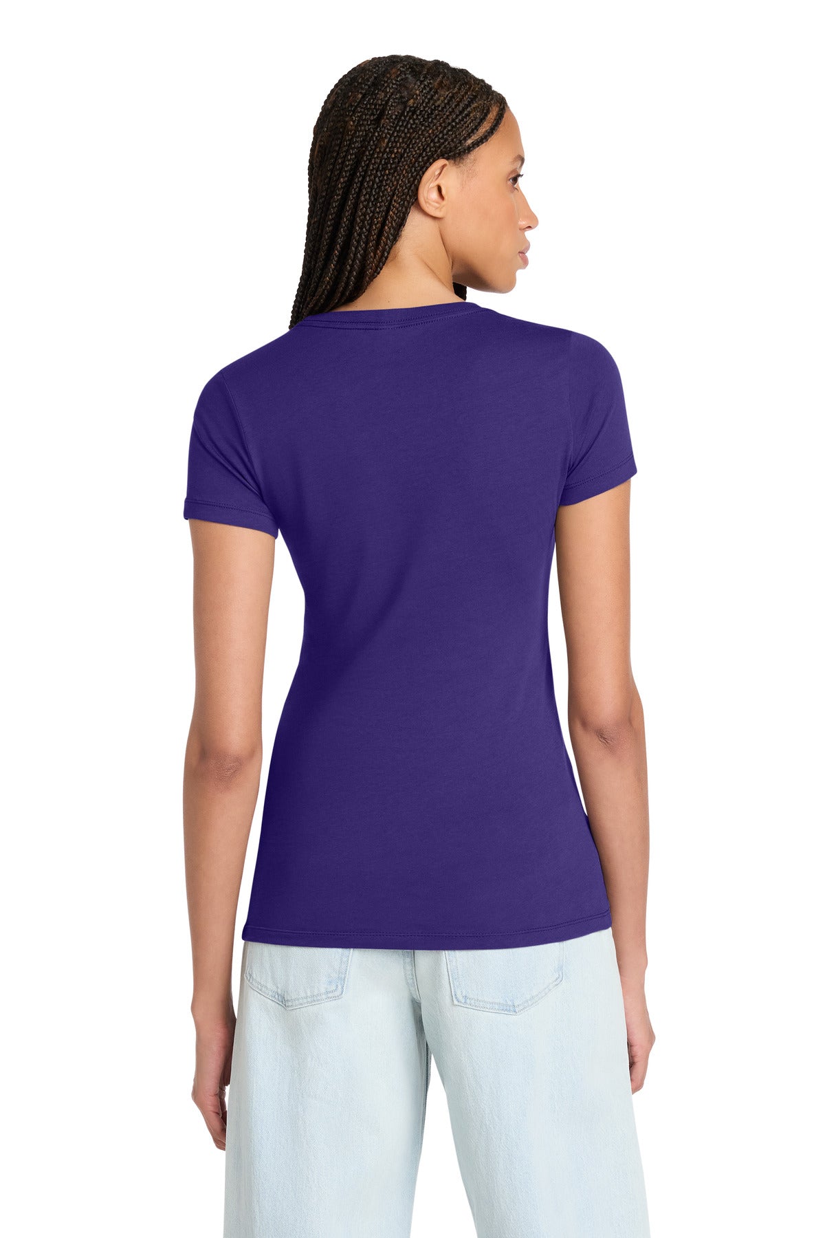 Team Purple BELLA+CANVAS Women's Slim Fit Tee. BC6004