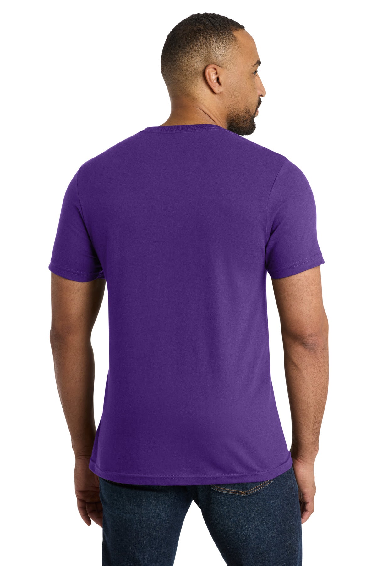Team Purple Port & Co Bouncer Tee PC600 plain