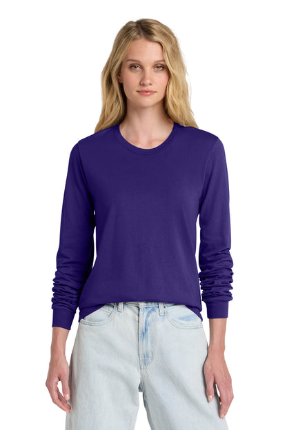 TeamPurple BELLA+CANVAS Unisex Jersey Long Sleeve Tee. BC3501