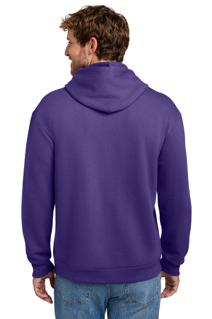 TeamPurple Port & Co Easy Fleece Pullover Hooded Sweatshirt PC68H