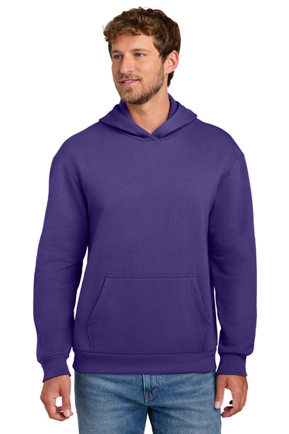 TeamPurple Port & Co Easy Fleece Pullover Hooded Sweatshirt PC68H