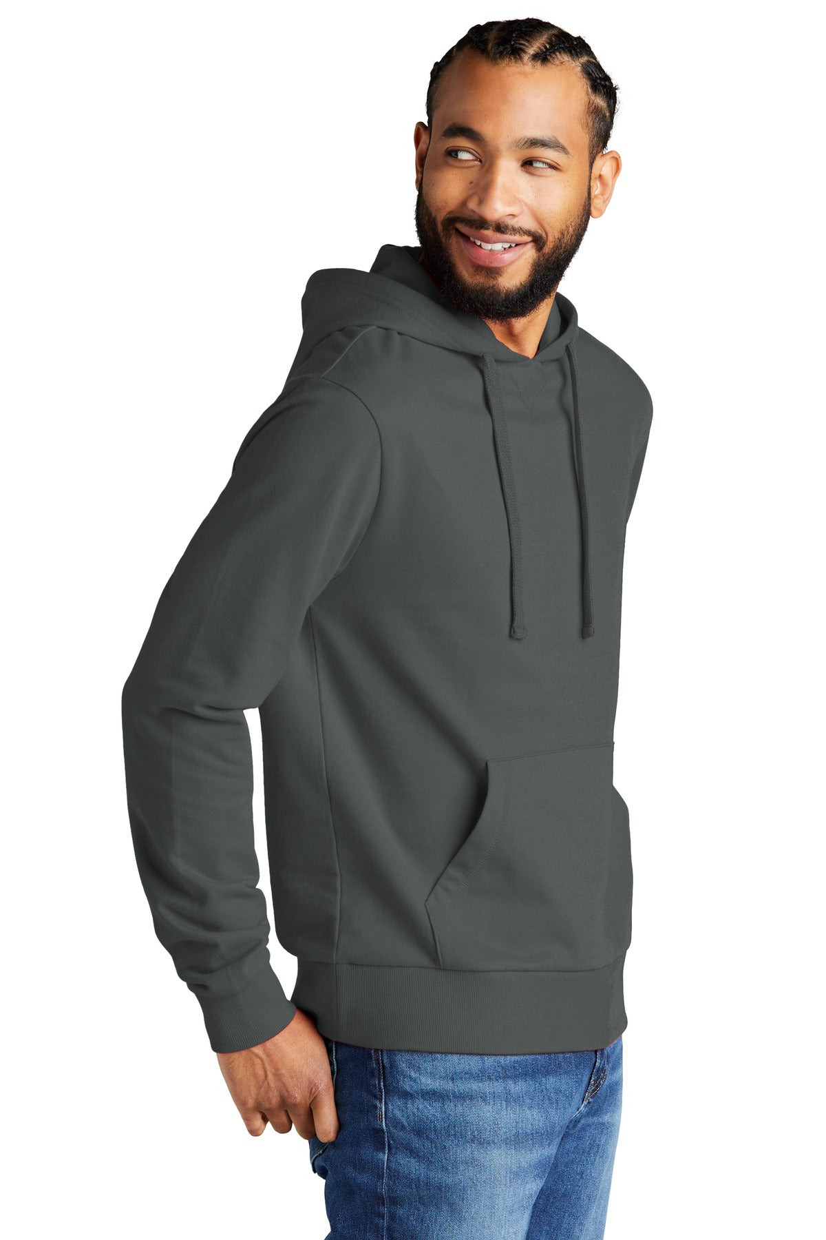 Teraingrey Allmade Unisex Organic French Terry Pullover Hoodie AL4000 plain