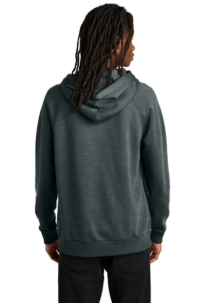 TernGryHtr Allmade Unisex Organic CVC Fleece Pullover Hoodie AL5000 plain