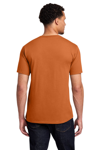 Texas Orange Port & Co Fan Favorite Tee. PC450 plain