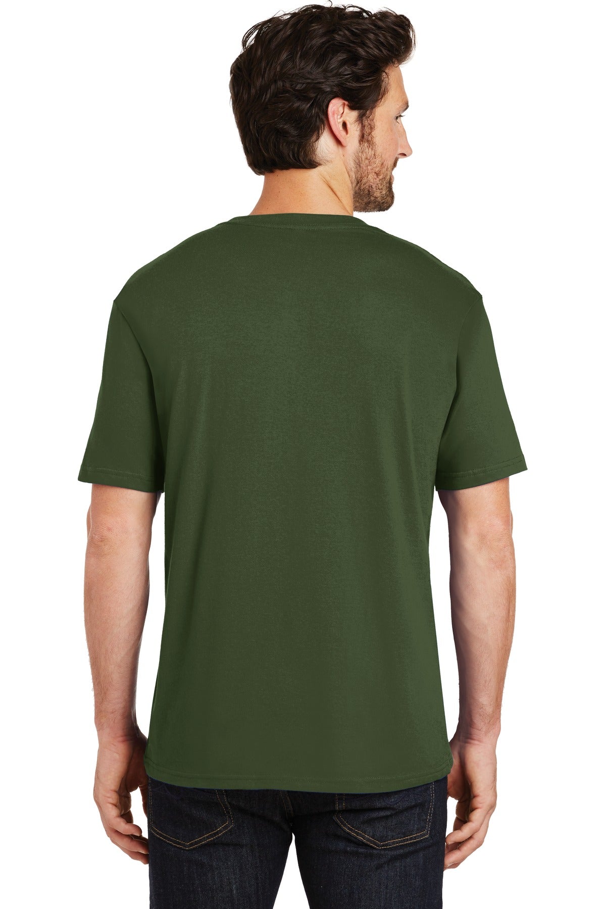 Thyme Green District Perfect Weight Tee. DT104 plain