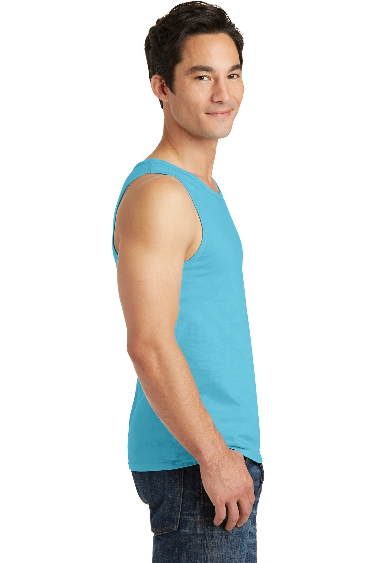 Tidal Wave Port & Co Beach Wash Garment-Dyed Tank. PC099TT plain