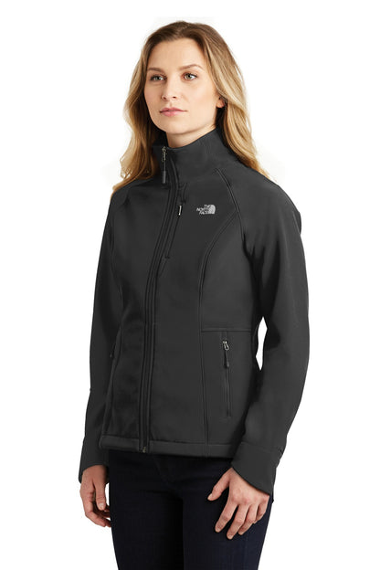 TNF Black The North Face Women's Apex Barrier Soft Shell Jacket. NF0A3LGU plain