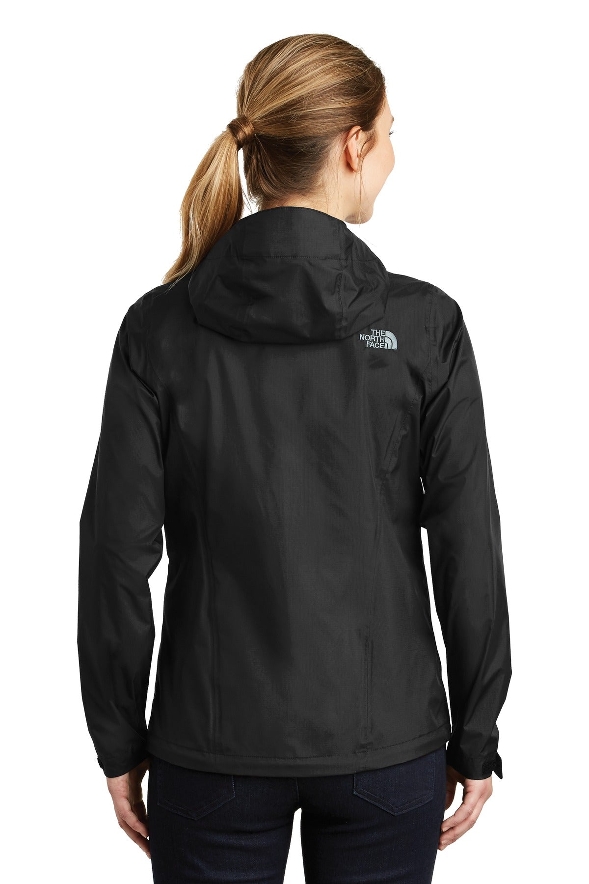 TNF Black The North Face Women's DryVent Rain Jacket. NF0A3LH5 plain