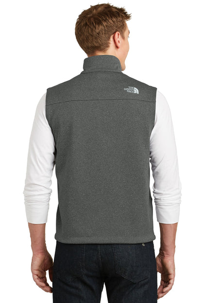 TNF Dk Grey He The North Face Ridgewall Soft Shell Vest. NF0A3LGZ plain