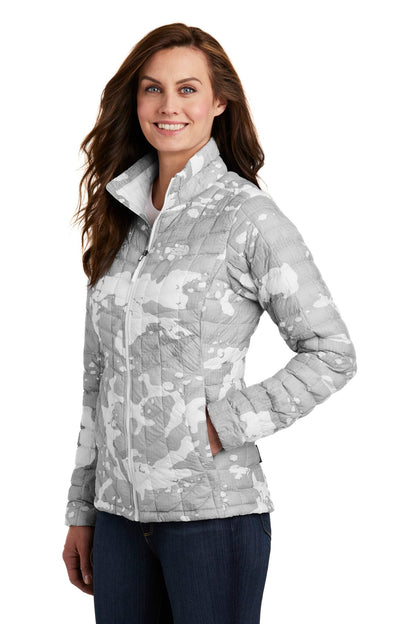 TNF White WChp The North Face Women's ThermoBall Trekker Jacket. NF0A3LHK plain