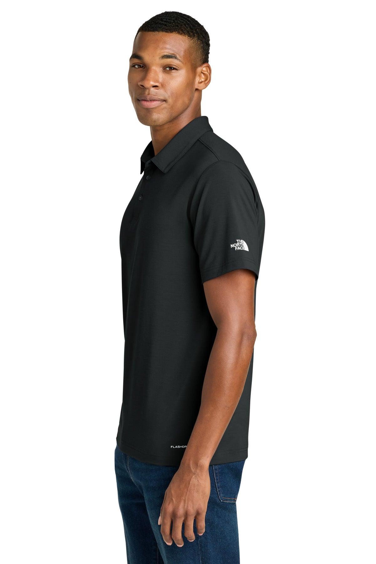 TNFBlack The North Face Canyon Crest Polo NF0A8GE0 plain