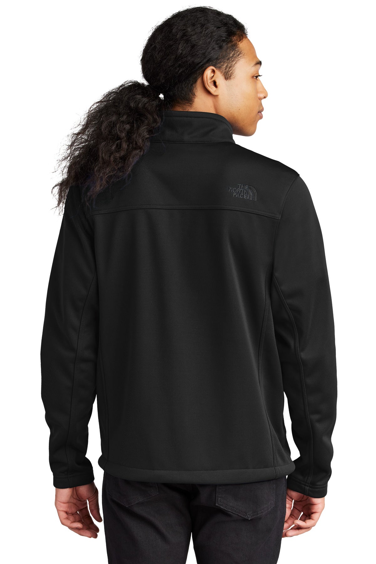 TNFBlack The North Face Chest Logo Ridgewall Soft Shell Jacket NF0A88D5 plain