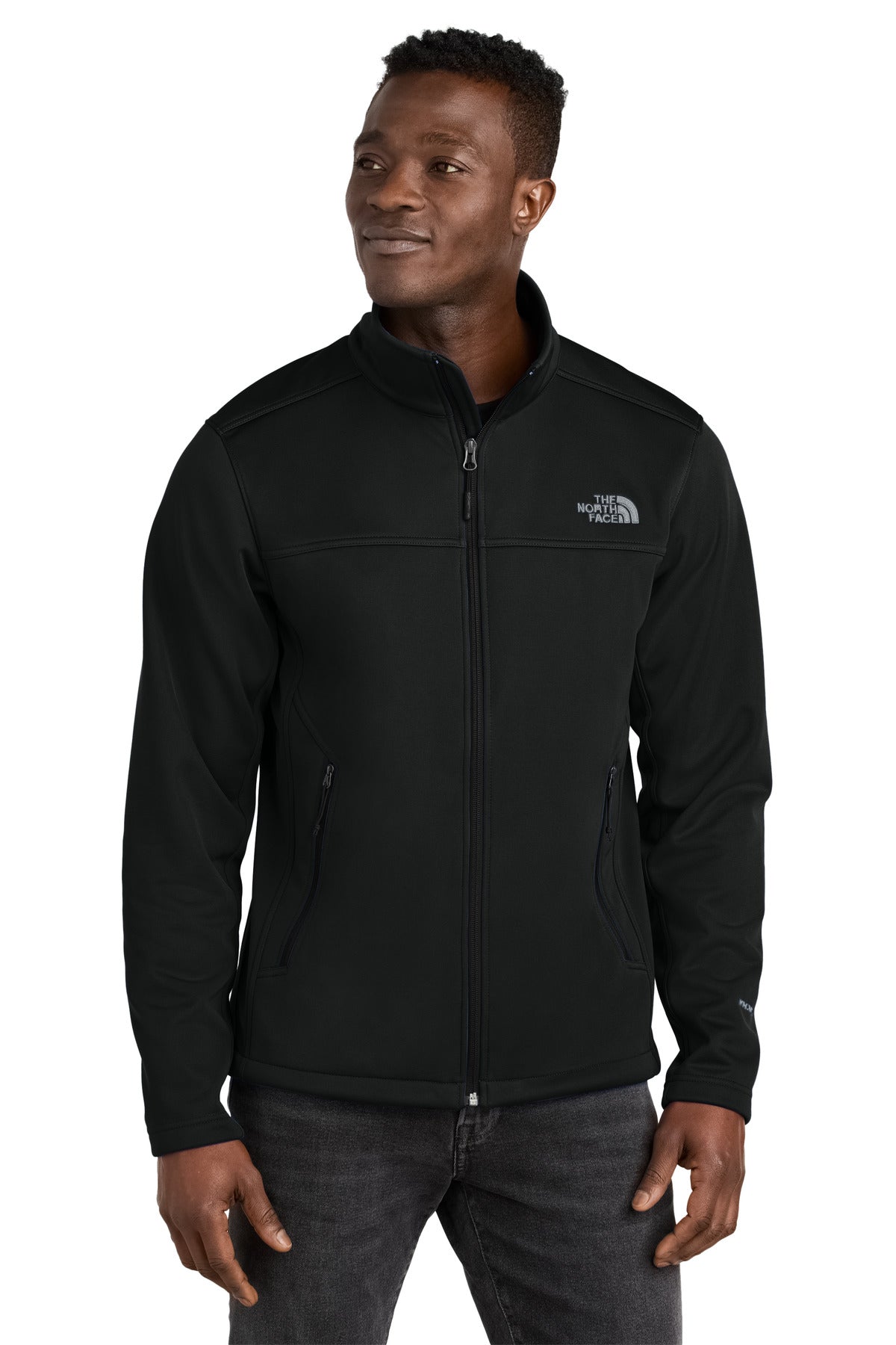 TNFBlack The North Face Chest Logo Ridgewall Soft Shell Jacket NF0A88D5 plain