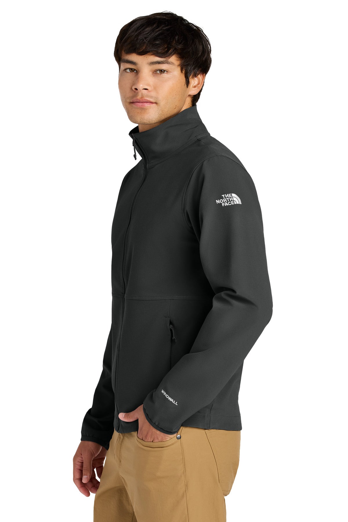 TNFBlack The North Face Edge Stretch Soft Shell Jacket NF0A8ENN plain