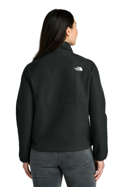 TNFBlkHthr The North Face Women's Barr Lake Soft Shell Jacket NF0A8C5C plain