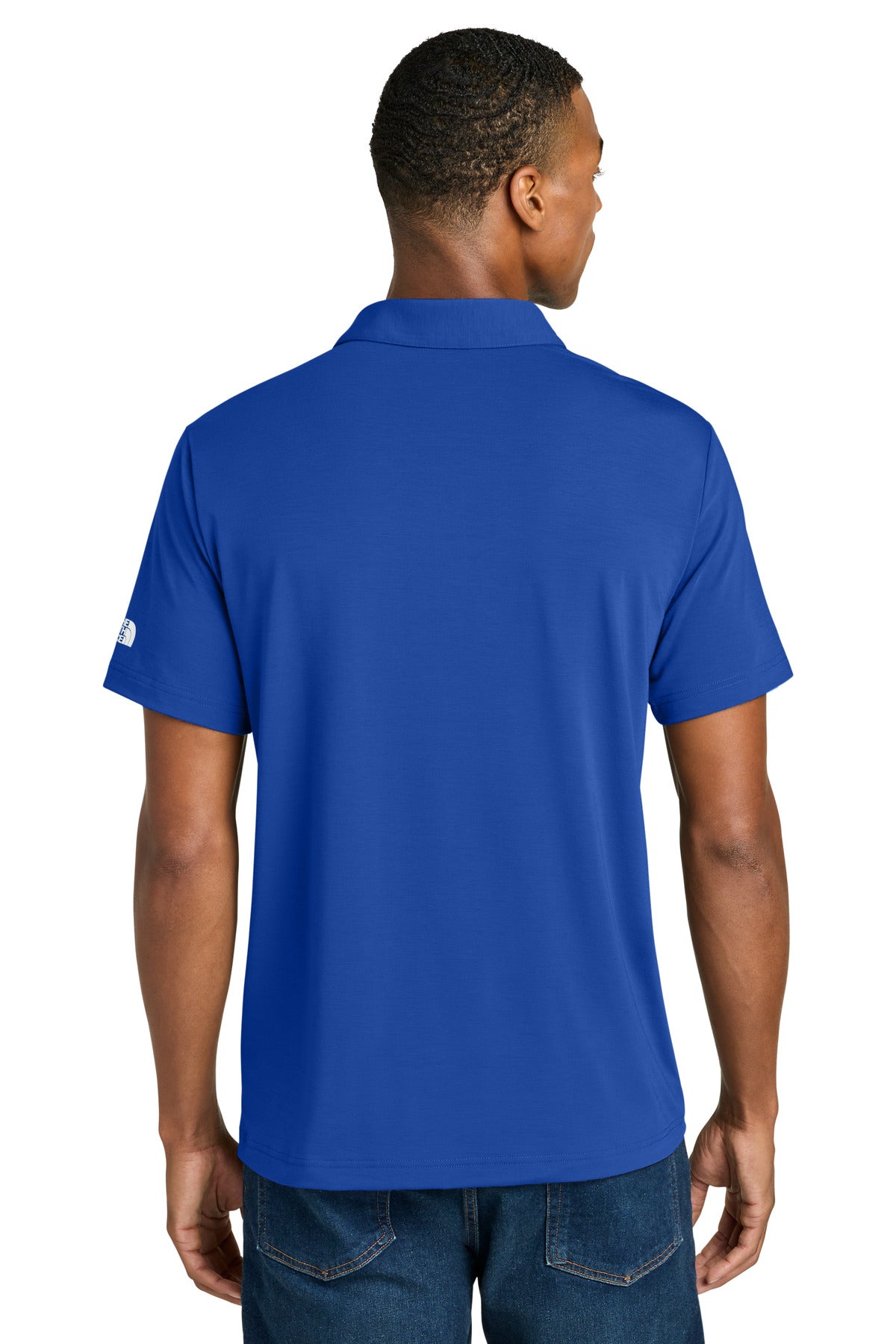 TNFBlue The North Face Canyon Crest Polo NF0A8GE0 plain