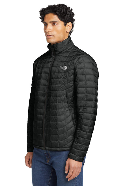 TNFMatteBk The North Face ThermoBall Trekker Jacket. NF0A3LH2 plain