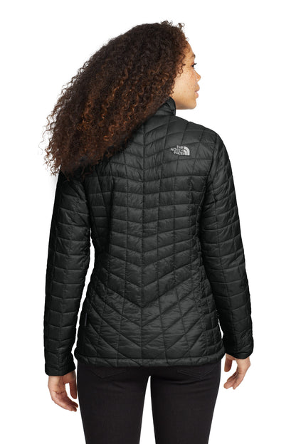 TNFMatteBk The North Face Women's ThermoBall Trekker Jacket. NF0A3LHK plain
