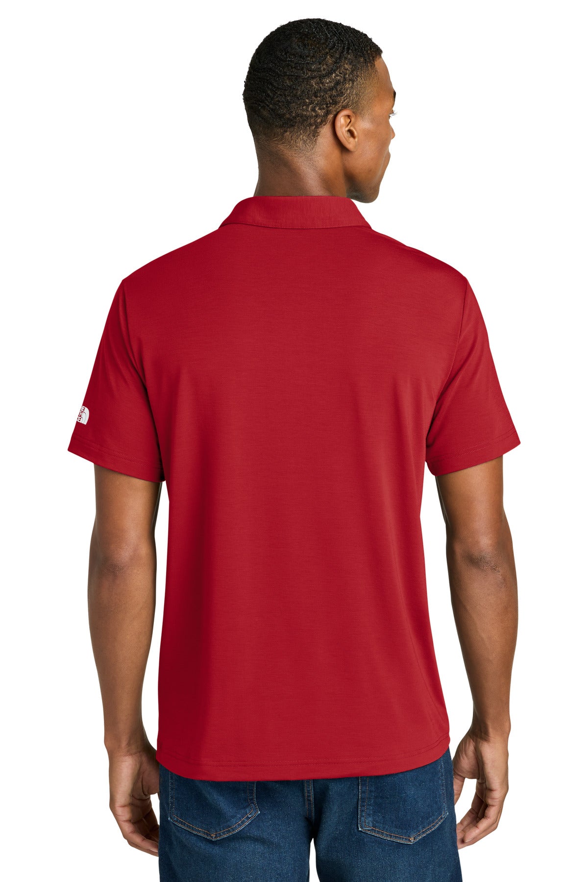 TNFRed The North Face Canyon Crest Polo NF0A8GE0 plain