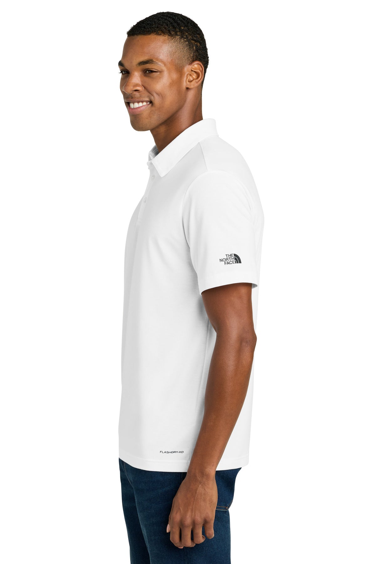 TNFWhite The North Face Canyon Crest Polo NF0A8GE0 plain